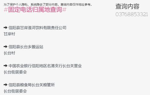 信阳今日爆料电话查询,电话查询揭露惊人内幕